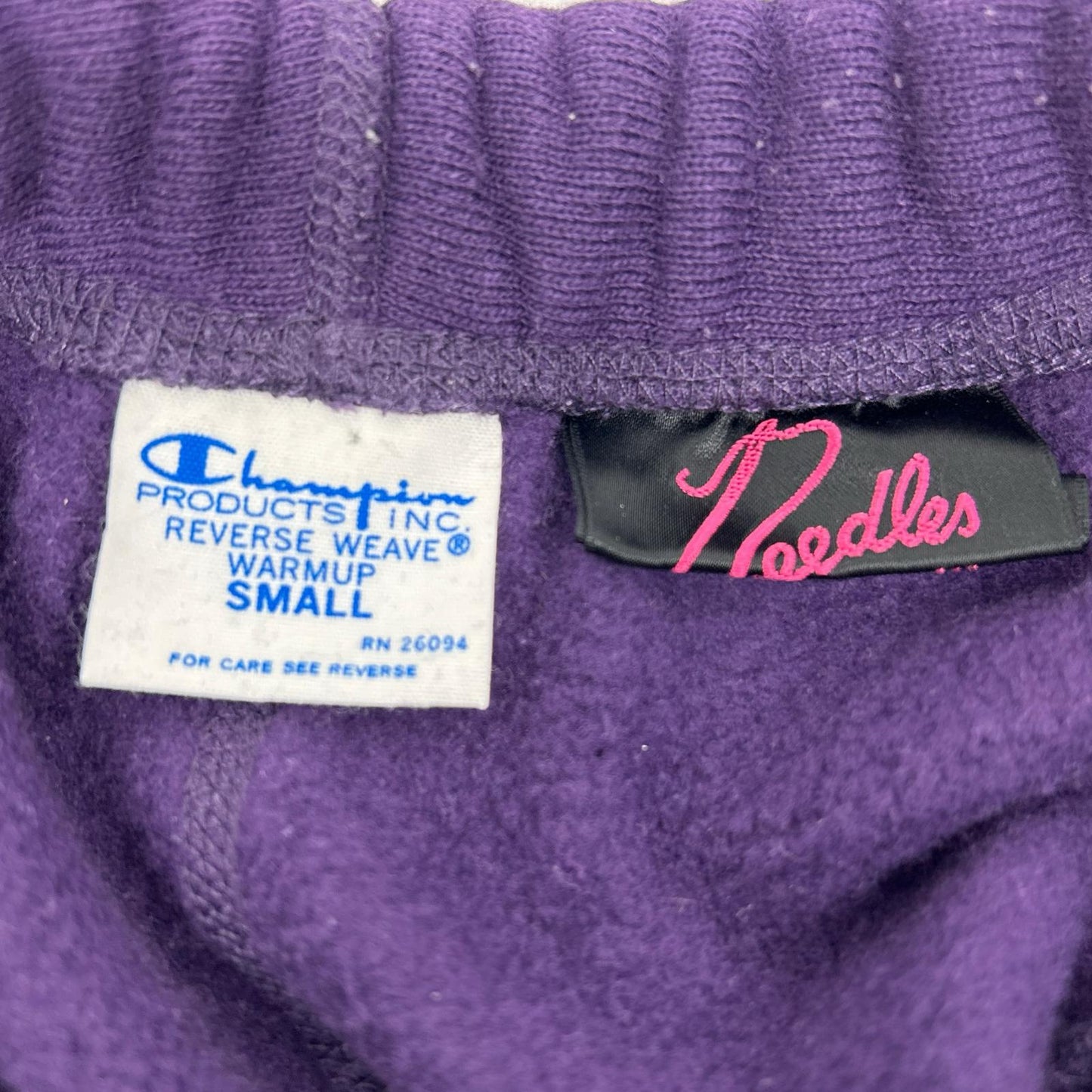 BEAMS BOY x Needles x Champion H.D. Pants Purple Size S