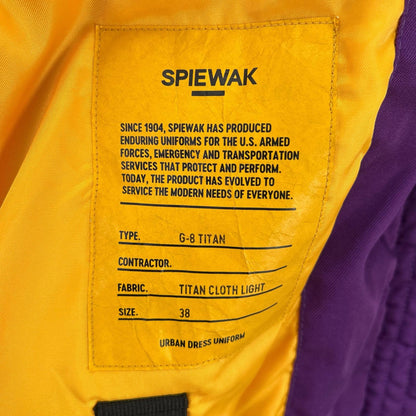 SPIEWAK G-8 Titan Polyester Lightweight Jacket Purple Size 38