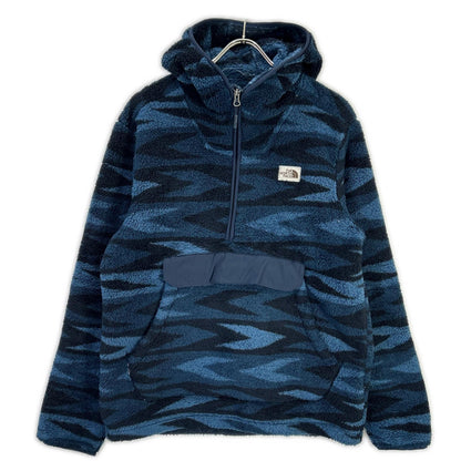 THE NORTH FACE Camp Shear Pullover Fleece Jacket Blue Size M