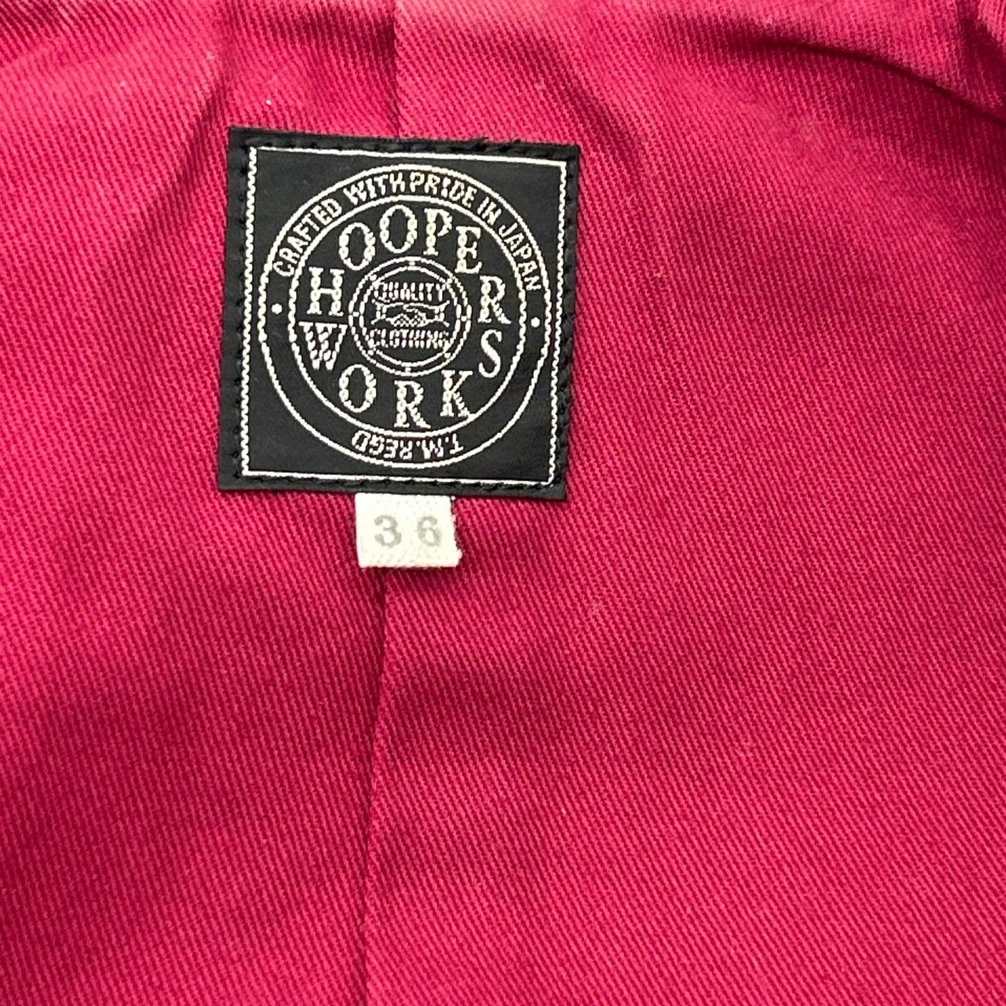 HOOPER WORKS Black Horsehide Leather Vest Size 36