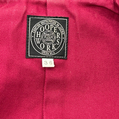 HOOPER WORKS Black Horsehide Leather Vest Size 36