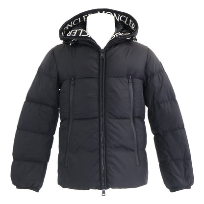 MONCLER MONTCLA Logo Hooded Down Jacket Black Size 0
