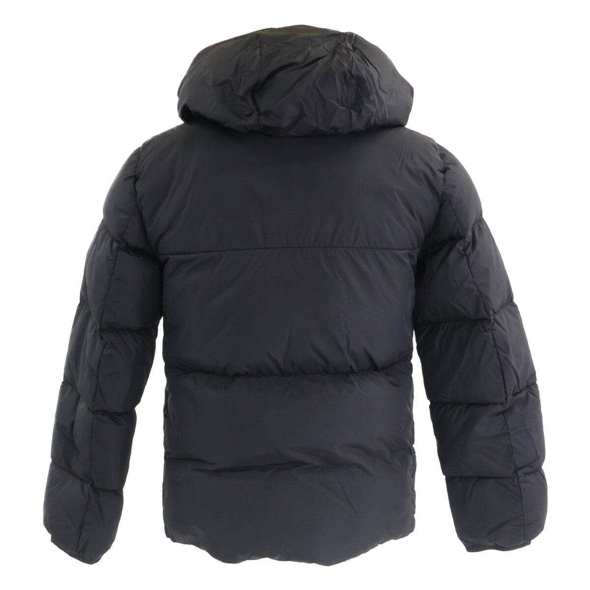 MONCLER MONTCLA Logo Hooded Down Jacket Black Size 0