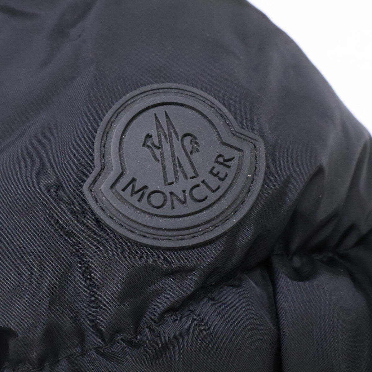 MONCLER MONTCLA Logo Hooded Down Jacket Black Size 0