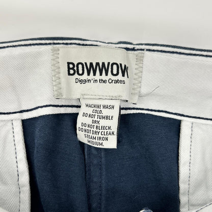 BOWWOW 24AW Vintage Paint Military Chino Pants Blue Size M