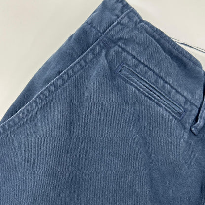 BOWWOW 24AW Vintage Paint Military Chino Pants Blue Size M