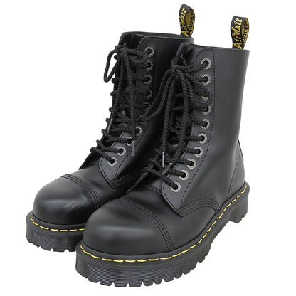 Dr.Martens BXB Steel Toe 10-Hole Boots Black Size 5(UK)