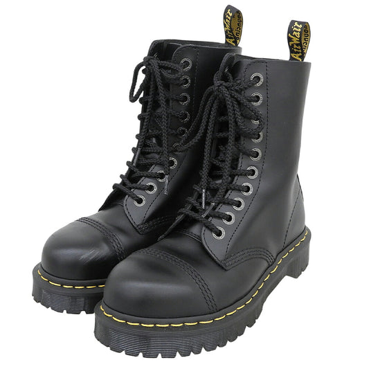 Dr.Martens BXB Steel Toe 10-Hole Boots Black Size 5(UK)