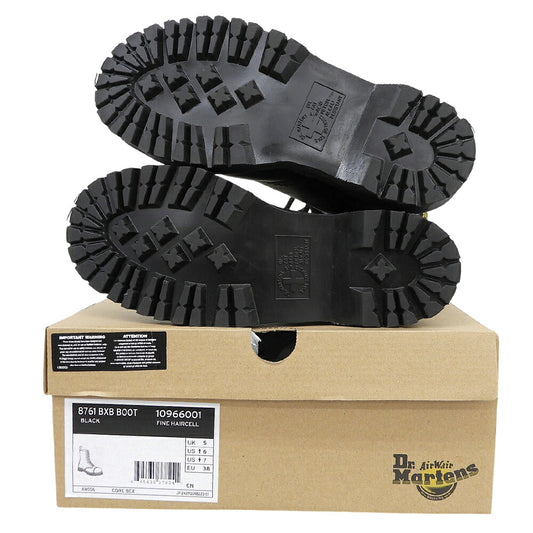 Dr.Martens BXB Steel Toe 10-Hole Boots Black Size 5(UK)
