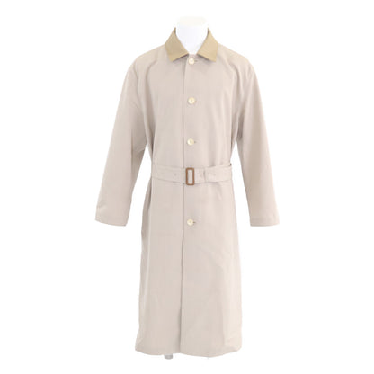 AURALEE 26SS Wool Max Canvas Belted Coat Beige Size 4