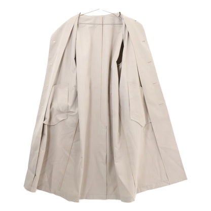 AURALEE 26SS Wool Max Canvas Belted Coat Beige Size 4