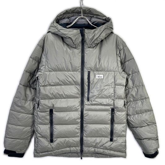 NANGA MOONLOID Exclusive Nylon Down Parka Gray Jacket Size M
