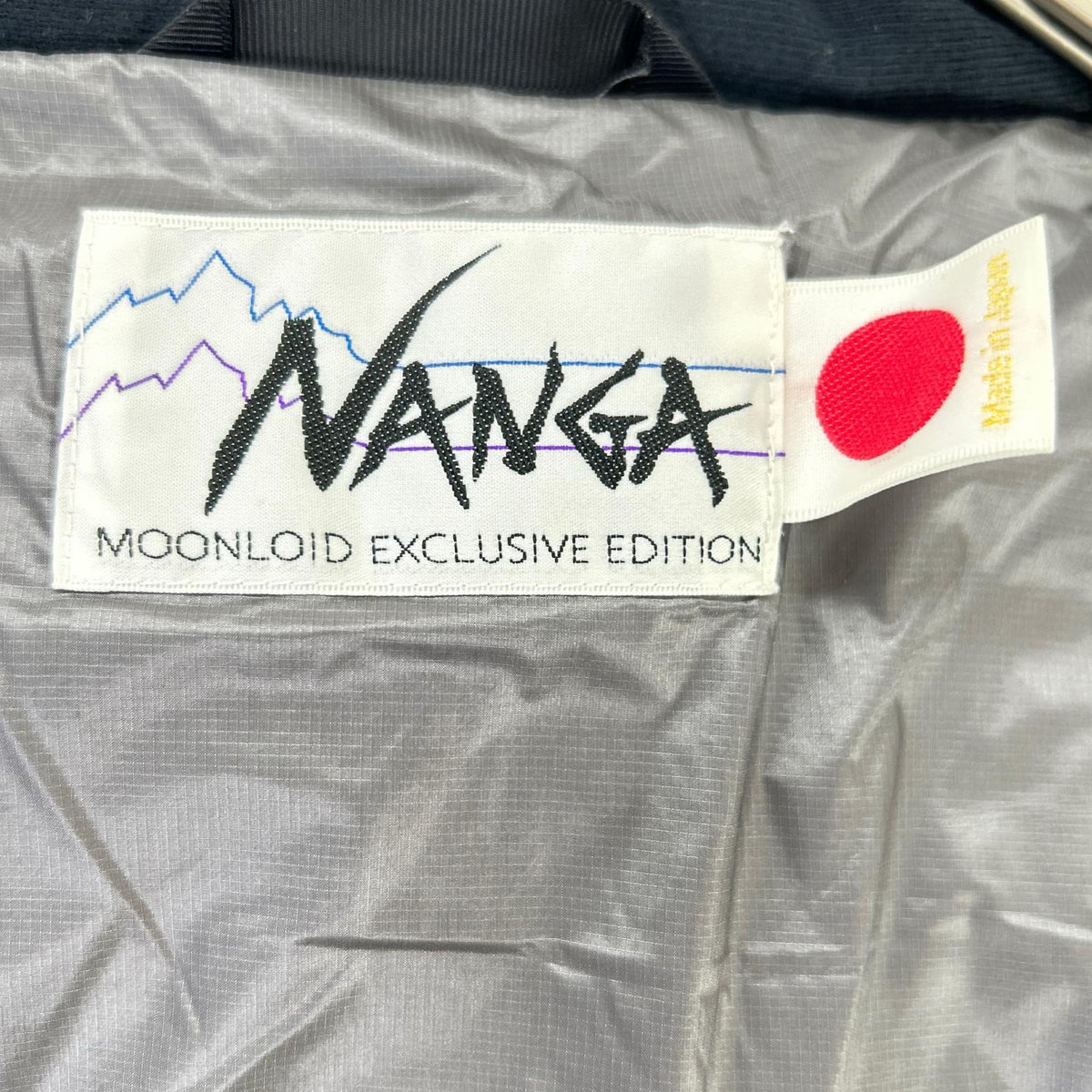 NANGA MOONLOID Exclusive Nylon Down Parka Gray Jacket Size M