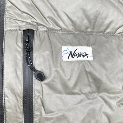 NANGA MOONLOID Exclusive Nylon Down Parka Gray Jacket Size M