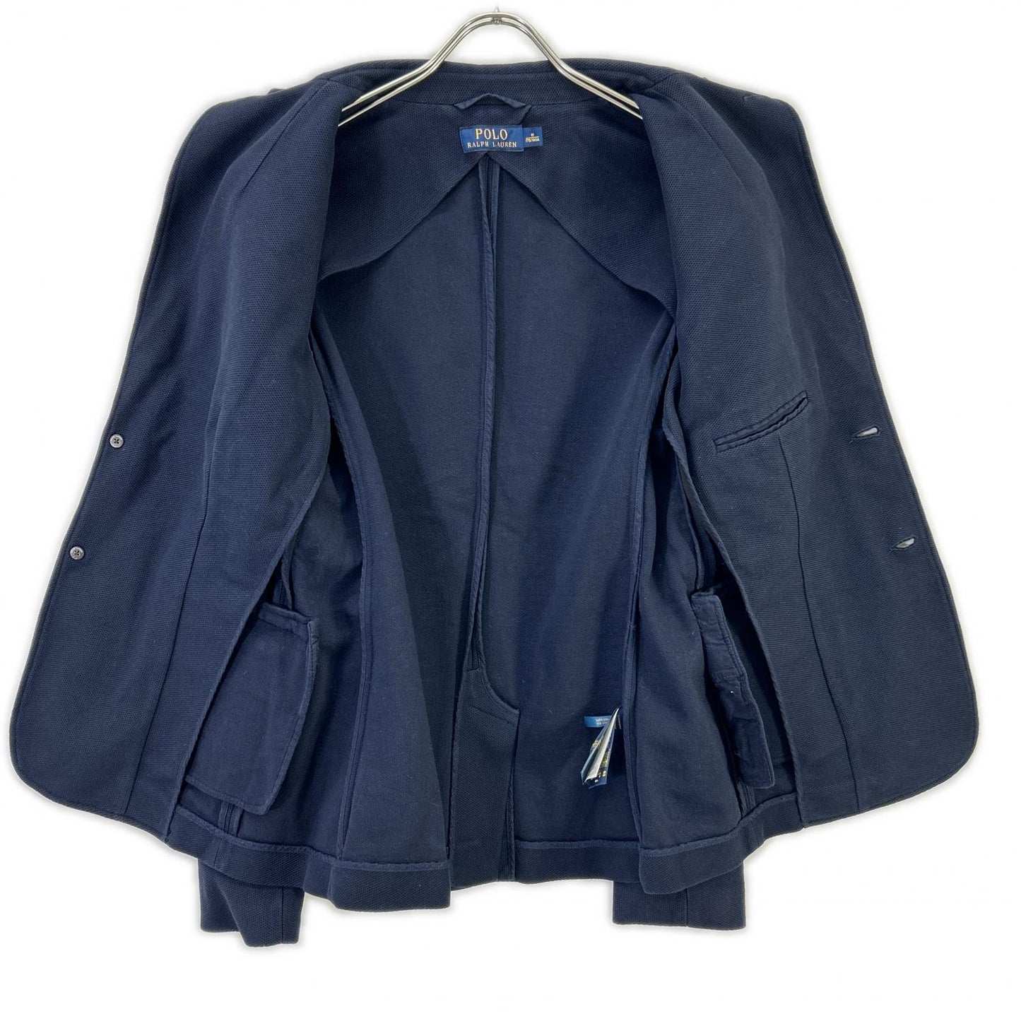 POLObyRalphLauren Navy Cotton 2B Blazer Size 10