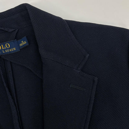 POLObyRalphLauren Navy Cotton 2B Blazer Size 10