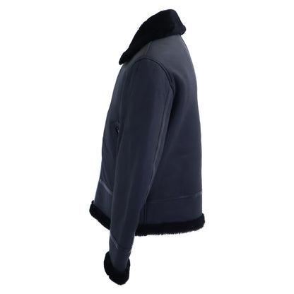 EMMETI ORWELL B-3 Shearling Flight Jacket Black Size 48
