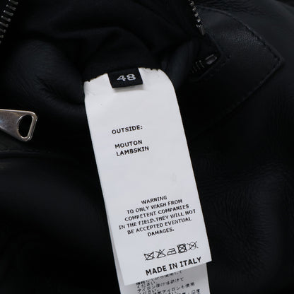 EMMETI ORWELL B-3 Shearling Flight Jacket Black Size 48