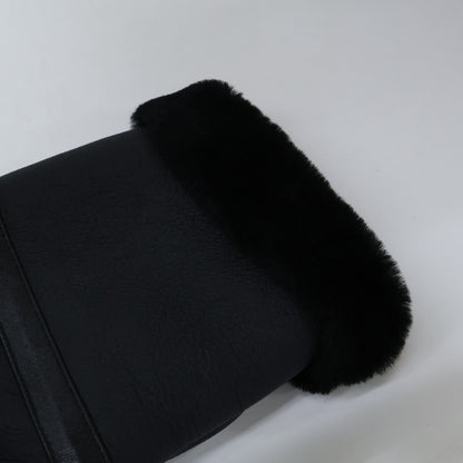 EMMETI ORWELL B-3 Shearling Flight Jacket Black Size 48