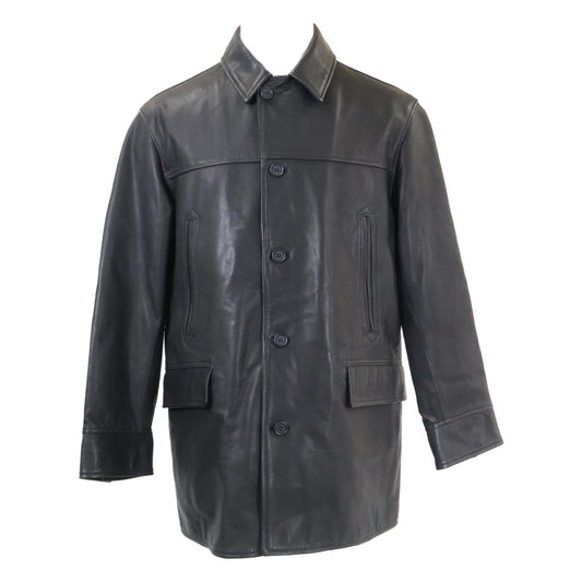 A Vontade 24AW RD-0106 Leather Car Coat Black Size M