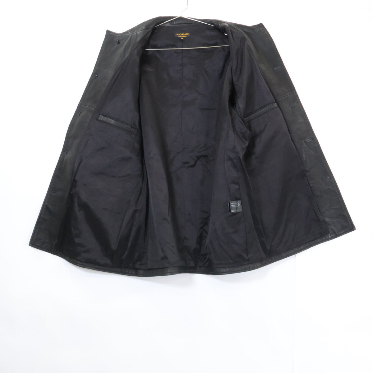 A Vontade 24AW RD-0106 Leather Car Coat Black Size M