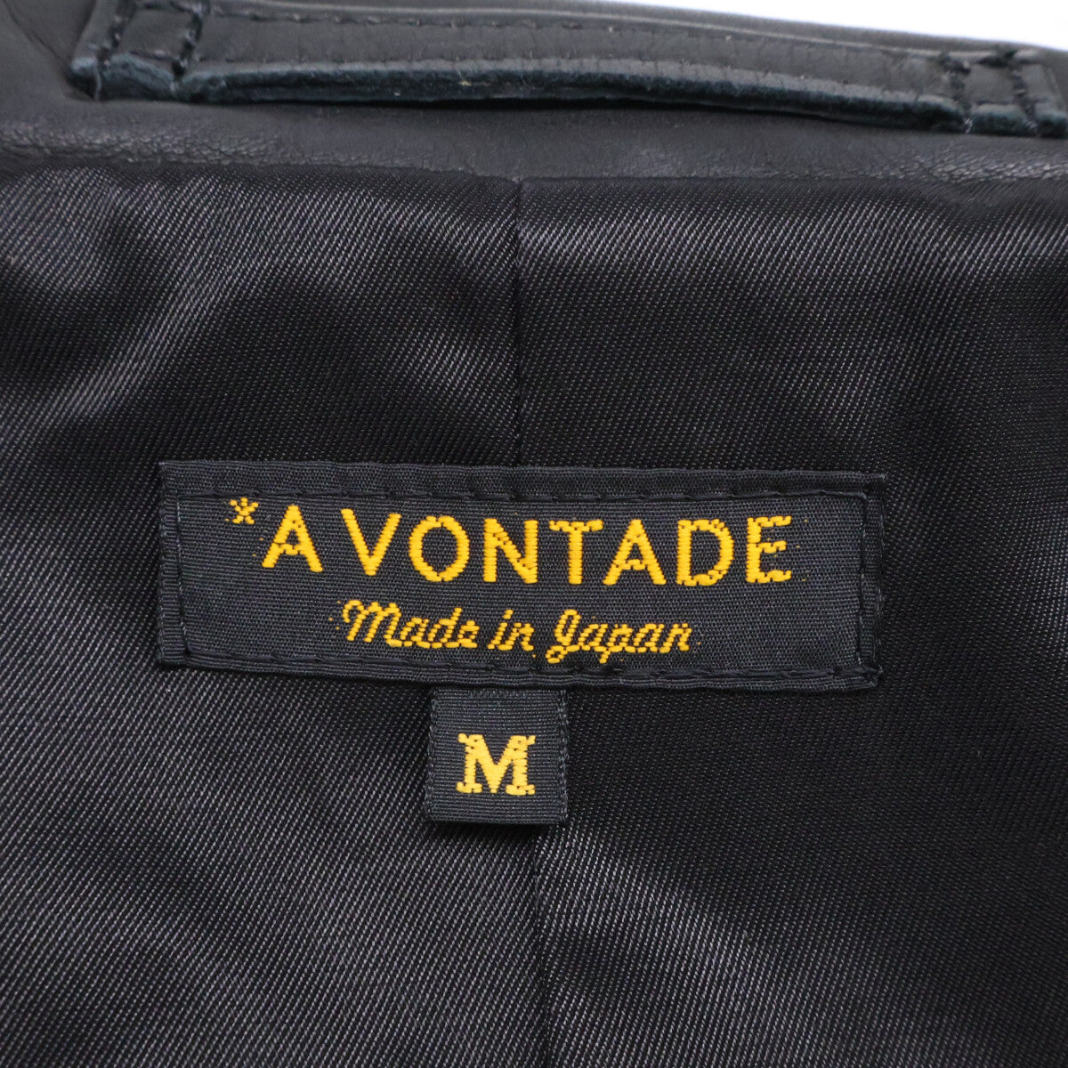 A Vontade 24AW RD-0106 Leather Car Coat Black Size M