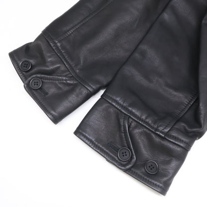 A Vontade 24AW RD-0106 Leather Car Coat Black Size M