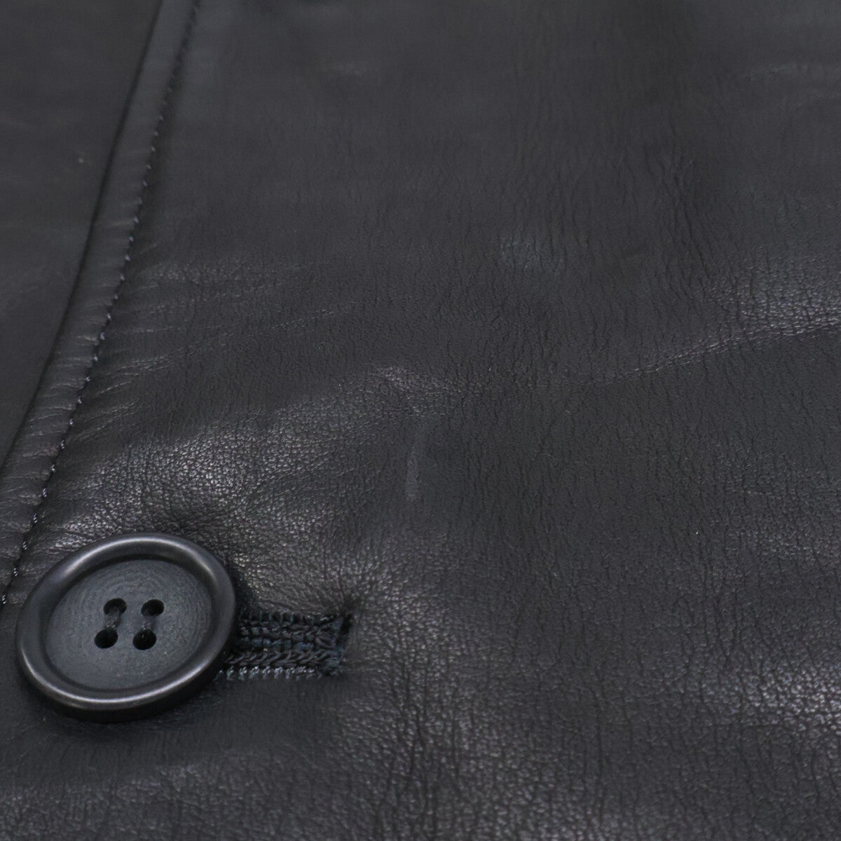 A Vontade 24AW RD-0106 Leather Car Coat Black Size M