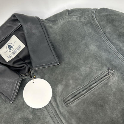 BELL STAMP WEAR Goat Suede Car Love Jam Jacket Gray Size M