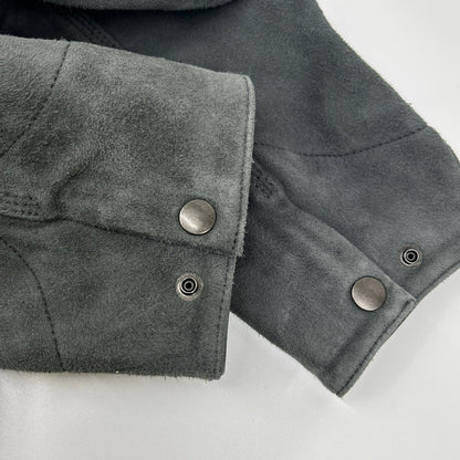 BELL STAMP WEAR Goat Suede Car Love Jam Jacket Gray Size M