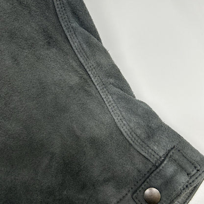 BELL STAMP WEAR Goat Suede Car Love Jam Jacket Gray Size M