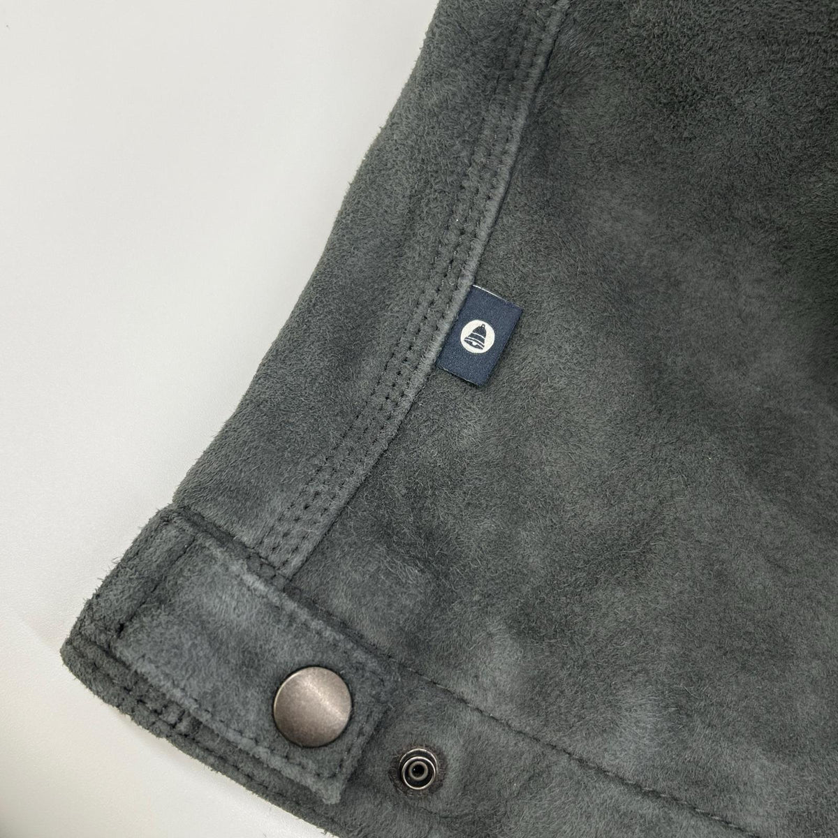 BELL STAMP WEAR Goat Suede Car Love Jam Jacket Gray Size M