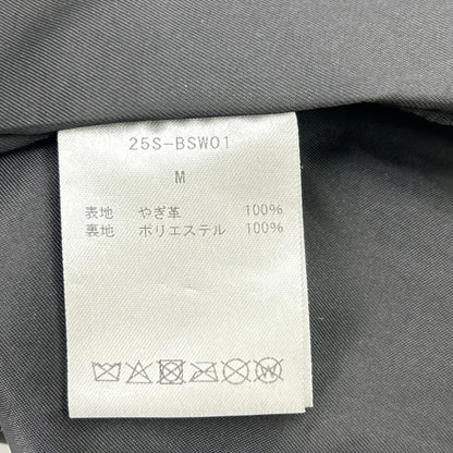 BELL STAMP WEAR Goat Suede Car Love Jam Jacket Gray Size M