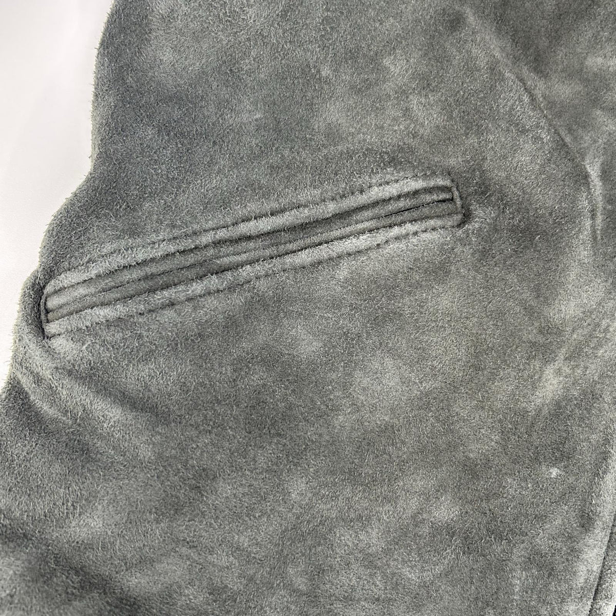 BELL STAMP WEAR Goat Suede Car Love Jam Jacket Gray Size M
