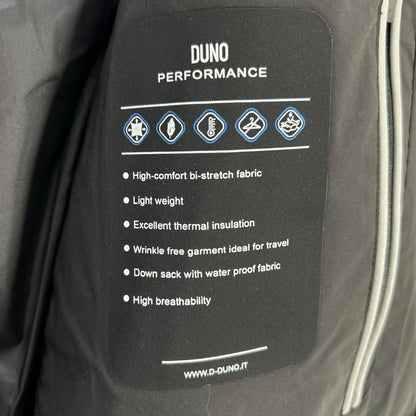 DUNO Black JUMP LICOSA Stretch Nylon Down Jacket Size 46
