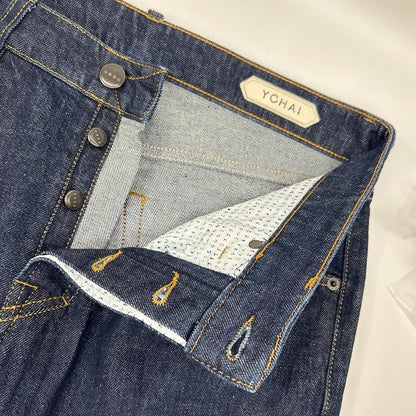 YCHAI ROBUSTO Indigo Tapered Fit Stretch Jeans Size 32