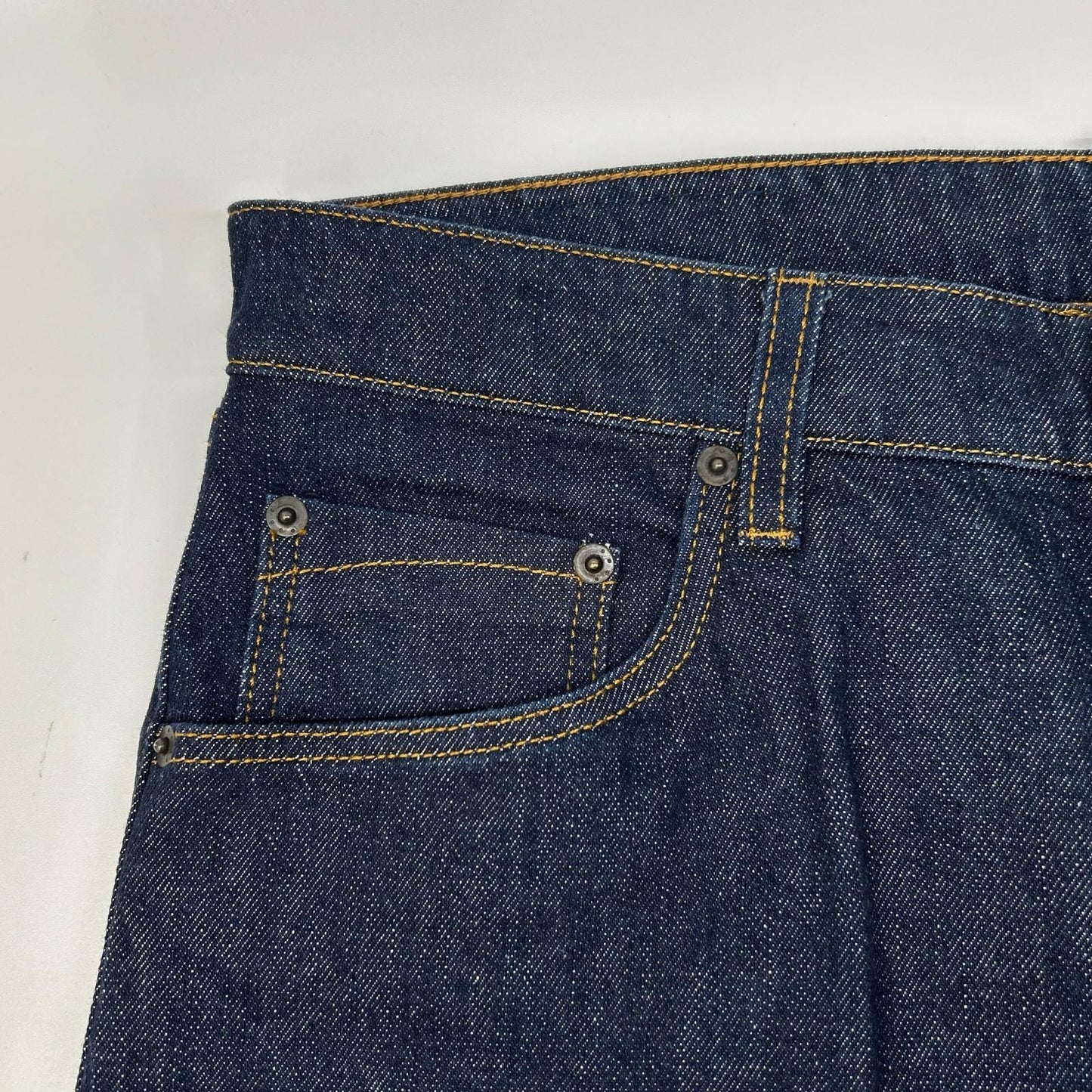 YCHAI ROBUSTO Indigo Tapered Fit Stretch Jeans Size 32
