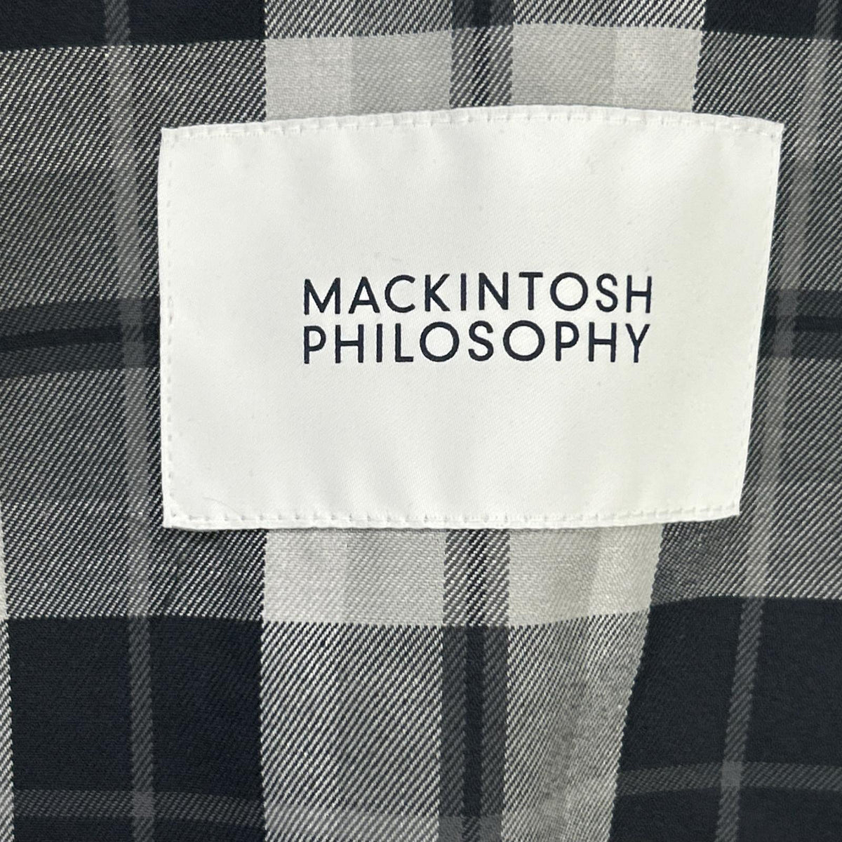 MACKINTOSH 24AW Black Balmacaan Coat Size 42