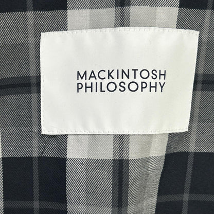 MACKINTOSH 24AW Black Balmacaan Coat Size 42
