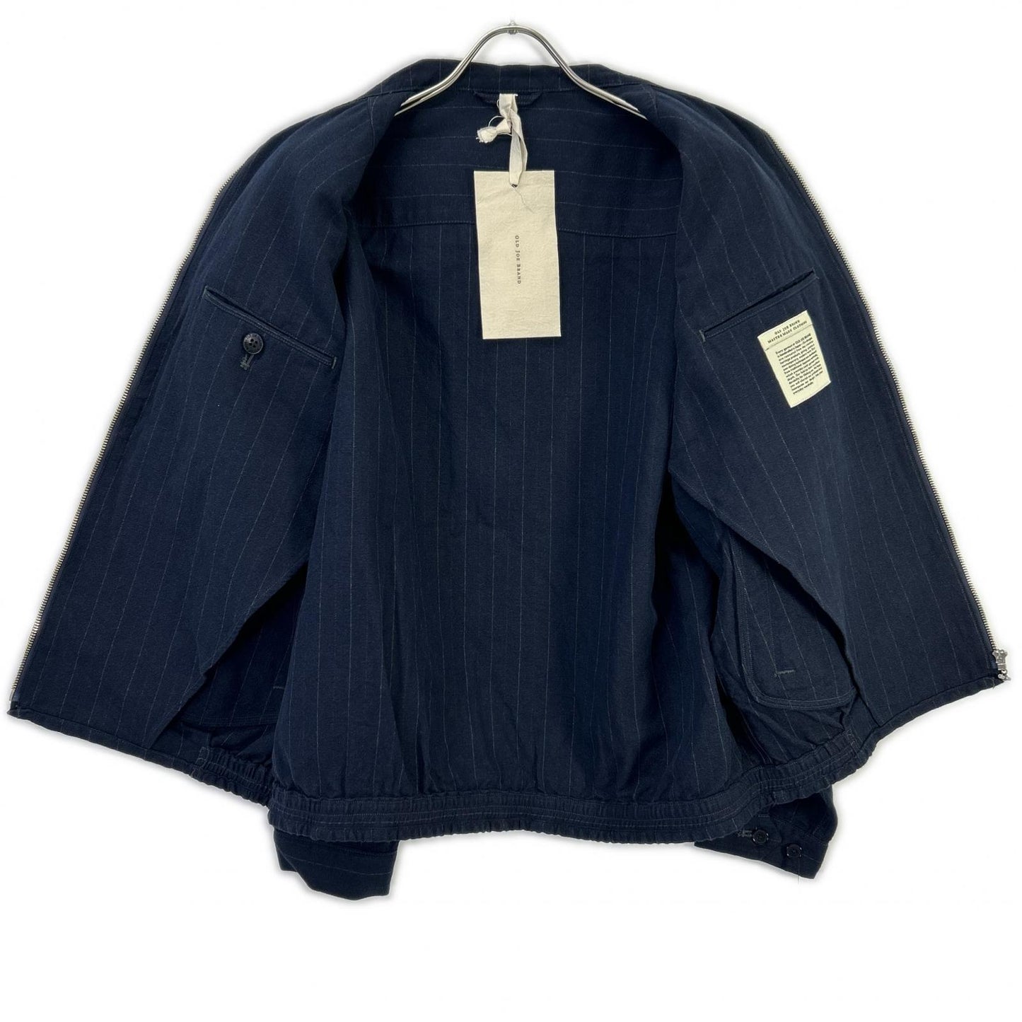 OLDJOE&CO. Navy Nocturne Stripe MERCURY Club Jacket Size 38
