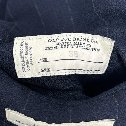 OLDJOE&CO. Navy Nocturne Stripe MERCURY Club Jacket Size 38