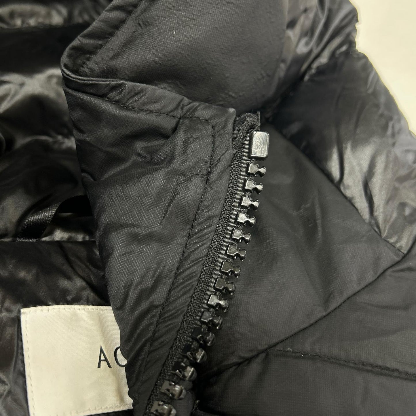 AOURE Black 4 Patch LIMONTA Down Coat Size M