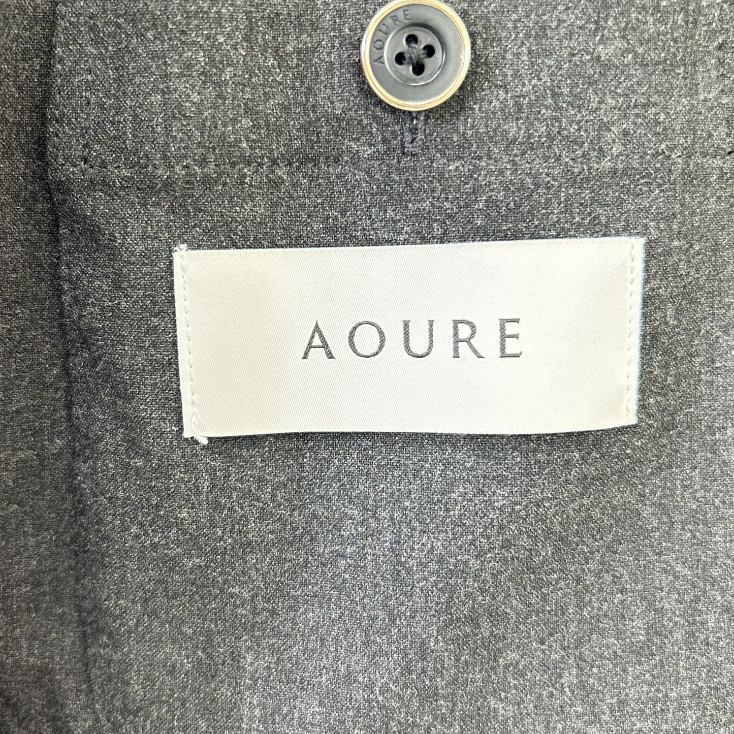 AOURE Gray MALPENSA 2B Single Breasted Blazer Size M