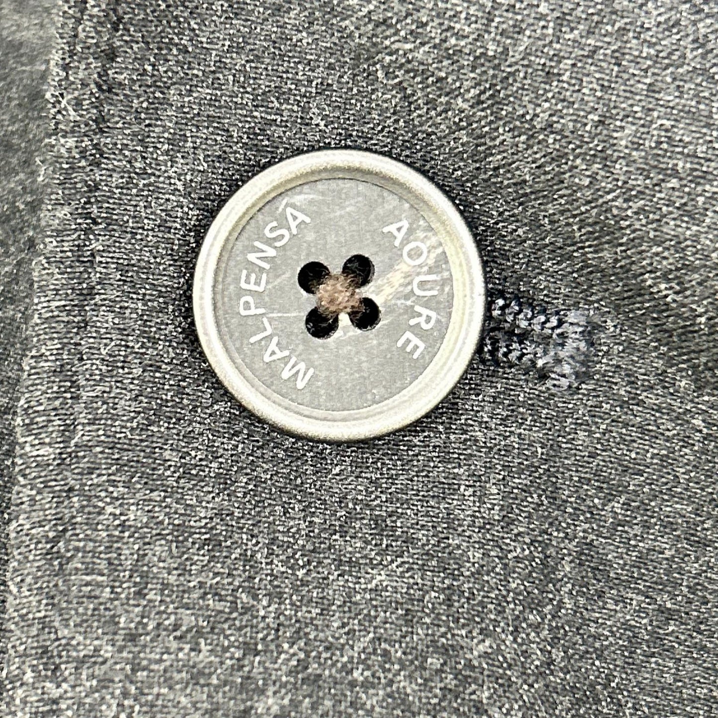 AOURE Gray MALPENSA 2B Single Breasted Blazer Size M