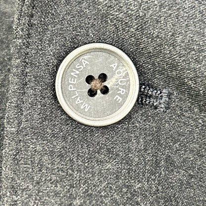 AOURE Gray MALPENSA 2B Single Breasted Blazer Size M