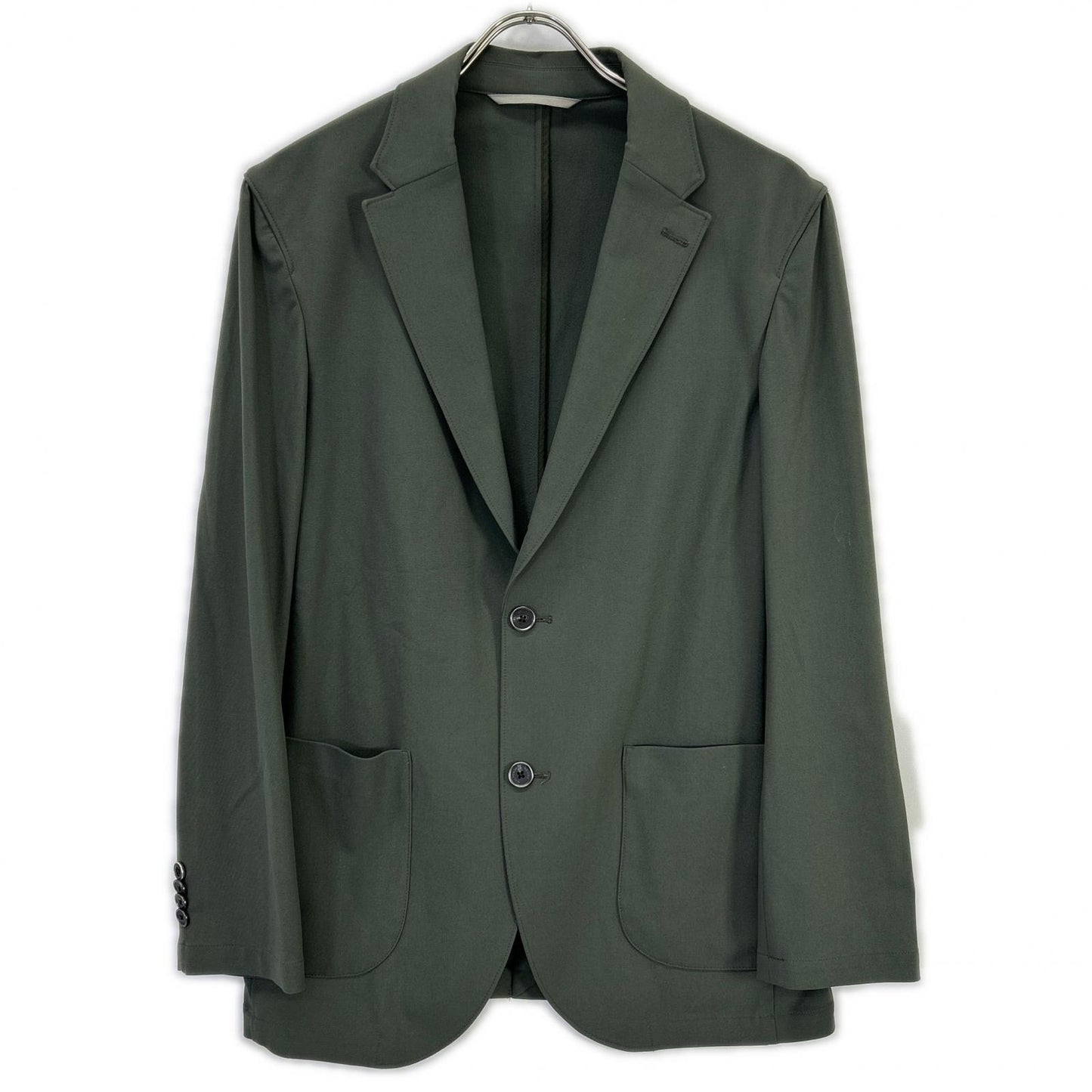 AOURE Khaki MALPENSA 2B Single Breasted Blazer Size M