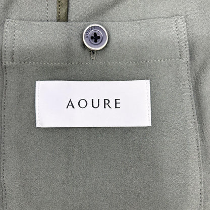 AOURE Khaki MALPENSA 2B Single Breasted Blazer Size M
