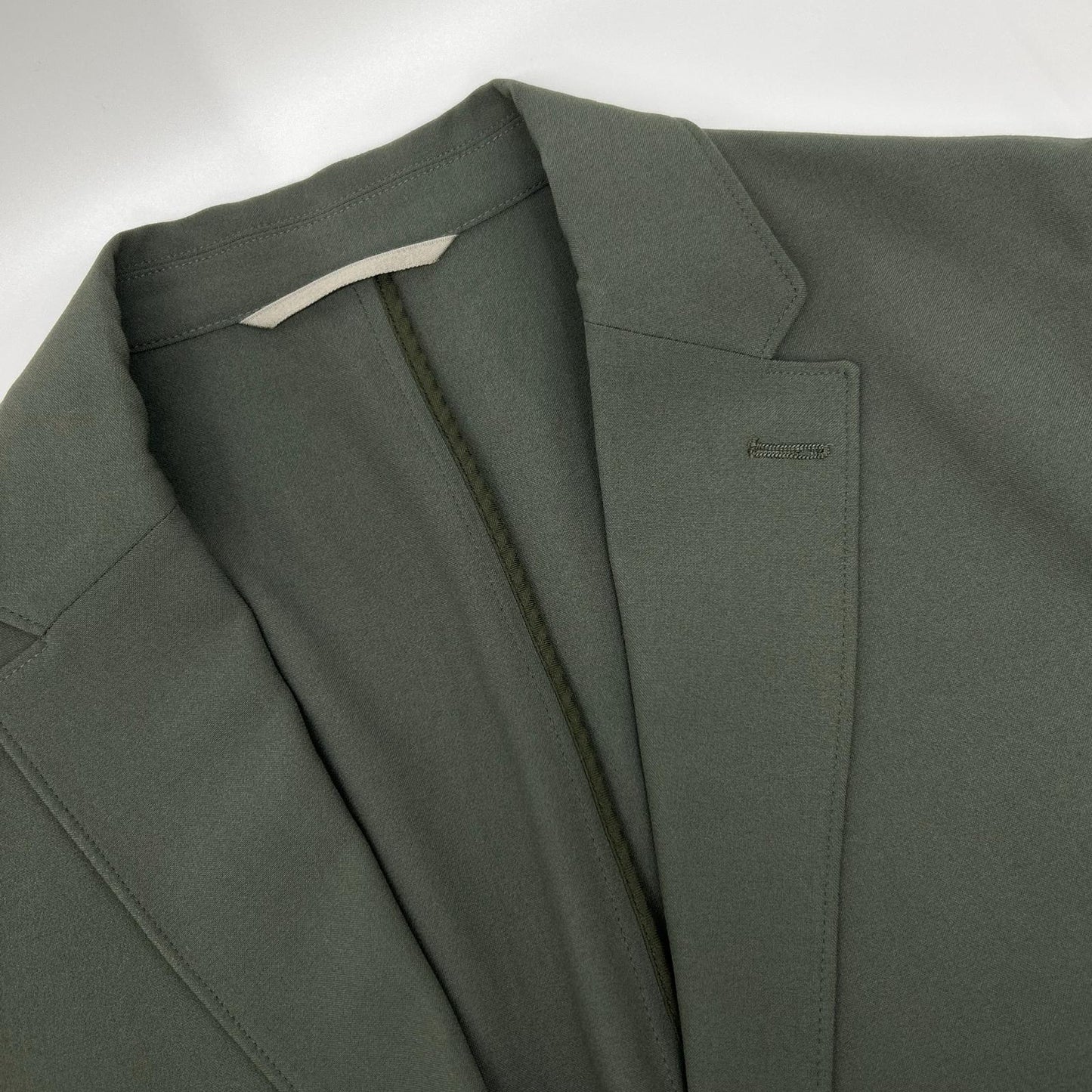 AOURE Khaki MALPENSA 2B Single Breasted Blazer Size M