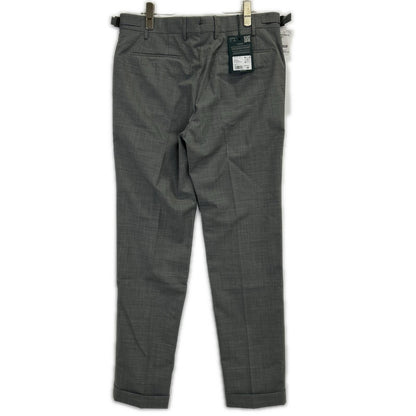 BERWICH Grey 1-Pleat Tapered Wool Pants Size 48