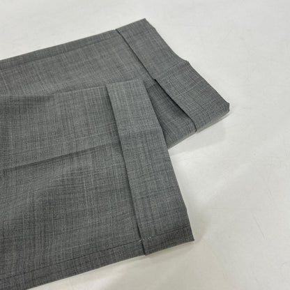 BERWICH Grey 1-Pleat Tapered Wool Pants Size 48